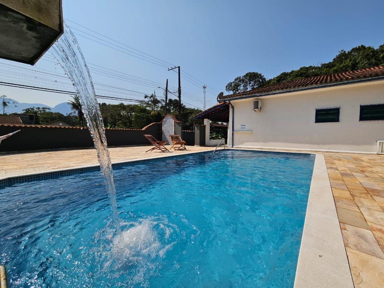 Vila Casa Com Quadra De Areia Boraceia Sao Sebastiao Exteriér fotografie
